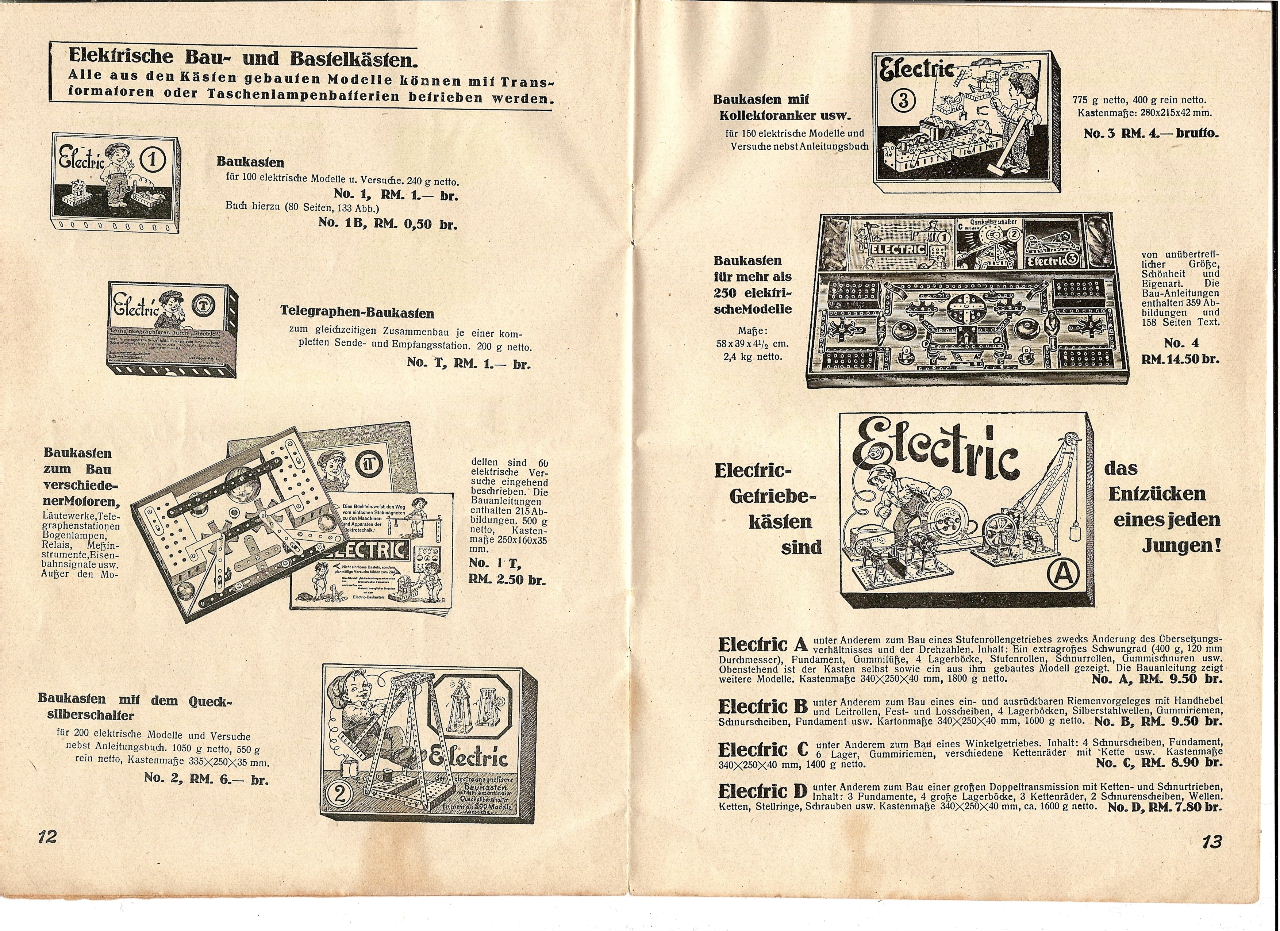 Electric-Katalog-1938-Seiten-12-13