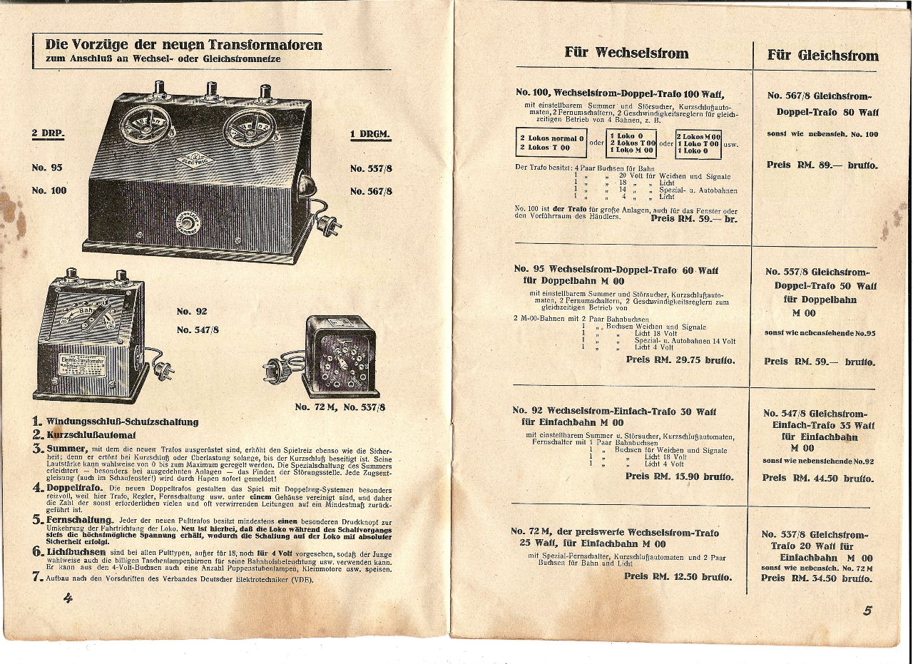 Electric-Katalog-1938-Seiten-4-5